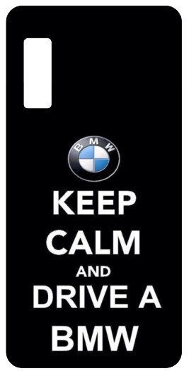 Capa de telemóvel com Keep Calm and Drive a BMW
