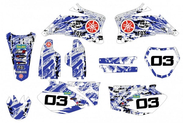 Kit Autocolantes Para Moto - Yamaha YZF 250 / 450 06-09
