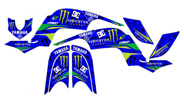 Kit Autocolantes Para Yamaha Raptor 660