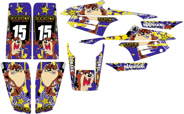 Kit Autocolantes Para Yamaha Warrior 350