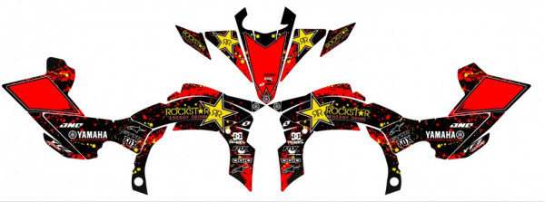 Kit Autocolantes Para Yamaha YFZ 450R 09-13