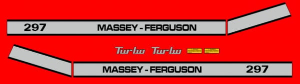 Kit de Autocolantes para Massey Ferguson 297