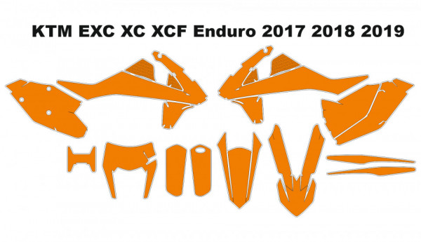Molde - KTM EXC XC XCF Enduro 2017 2018 2019