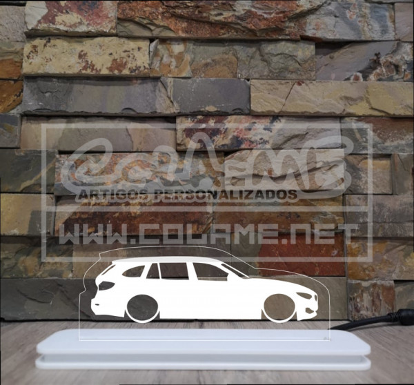Moldura / Candeeiro com luz de presença - BM F31 - Lateral