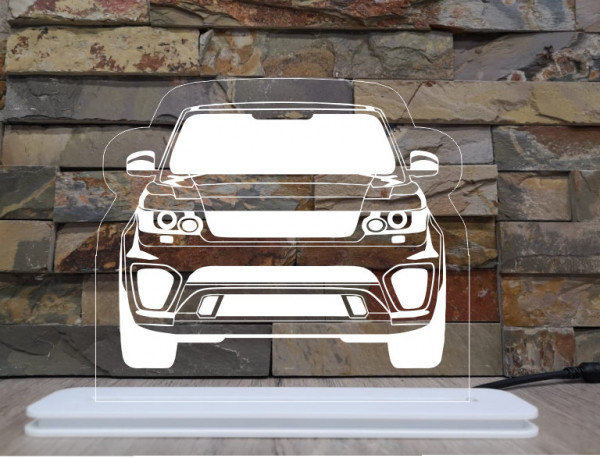 Moldura / Candeeiro com luz de presença - Land Rover