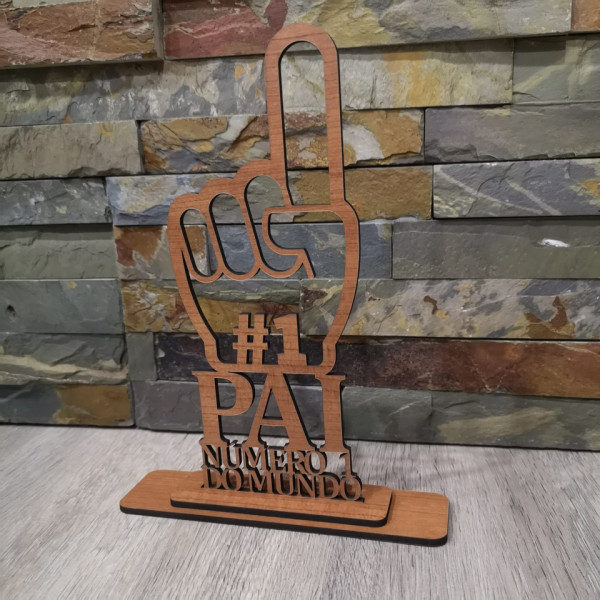 Moldura em MDF - Pai nº1 do mundo