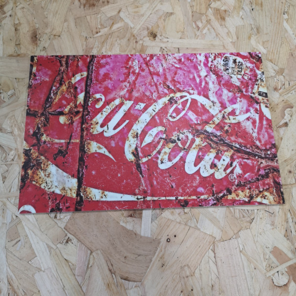 Placa Decorativa em PVC - Coca-cola
