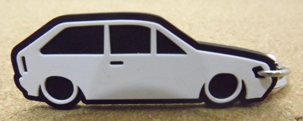 Porta Chaves com silhueta de Volkswagen Polo 86c  / G40