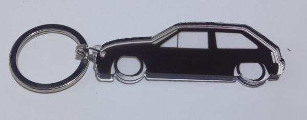 Porta Chaves de Acrílico com silhueta de Opel Corsa A