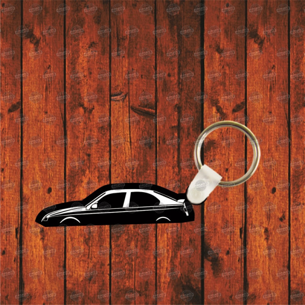 Porta chaves em acrílico preto - Alfa R. 146