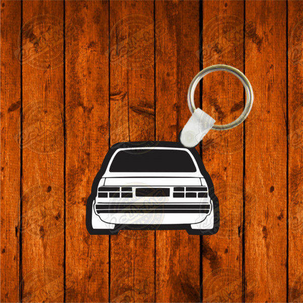 Porta chaves em acrílico preto - Audi 80 (B2)
