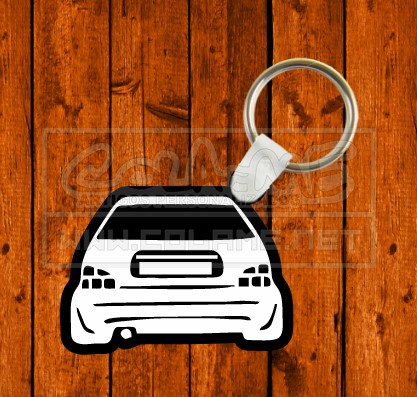 Porta chaves em acrílico preto - Citroen Saxo