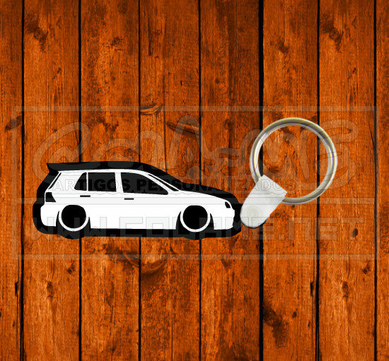 Porta chaves em acrílico preto - VW Mk4 - 5 Portas