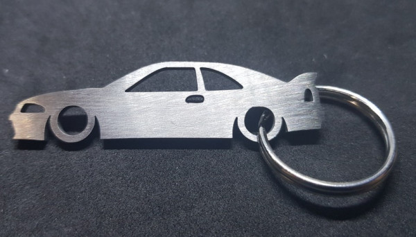Porta Chaves em inox com silhueta com Nissan Skyline R33