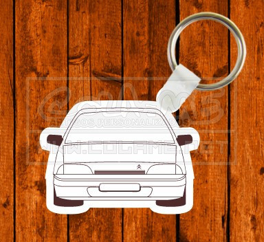 Porta chaves em MDF - Citroen Ax