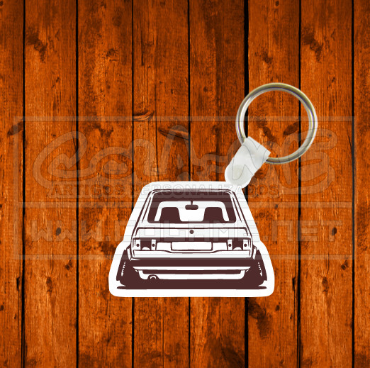 Porta chaves em MDF - VW Golf Mk1