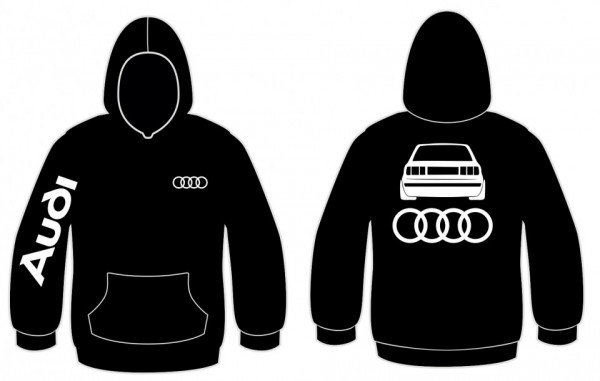 Sweatshirt com capuz para Audi 80