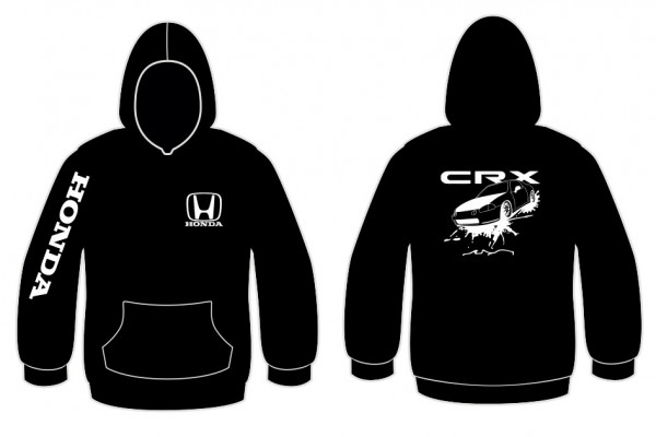 Sweatshirt com capuz para Honda CRX