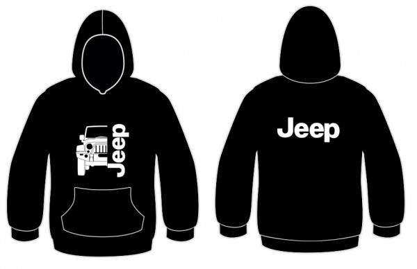 Sweatshirt com capuz para Jeep Wrangler