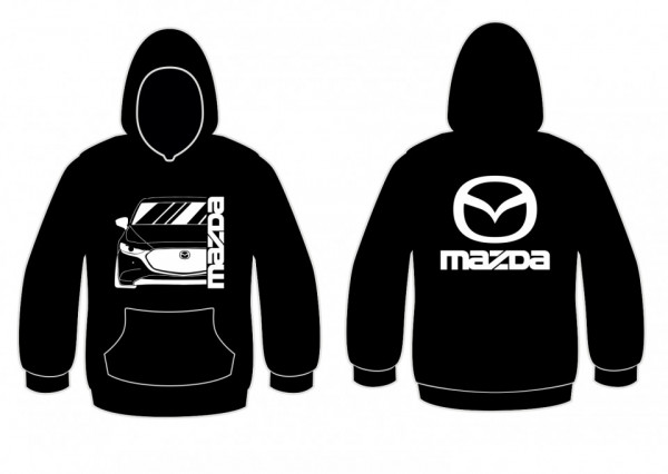 Sweatshirt com capuz para Mazda 3 2019
