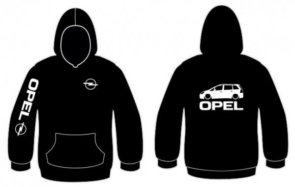 Sweatshirt com capuz para Opel Zafira B