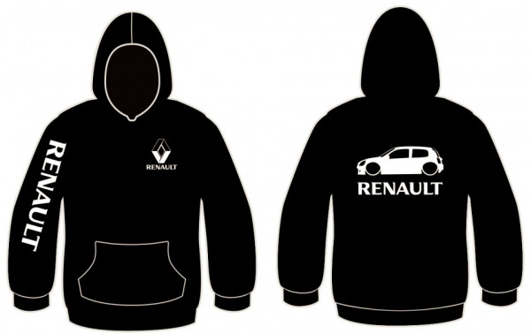 Sweatshirt com capuz para Renault Clio 2
