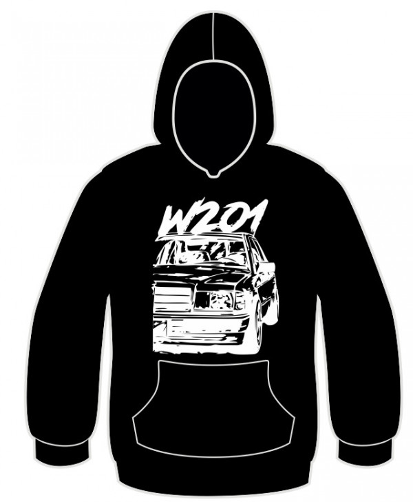 Sweatshirt com Mercedes 190 - W201