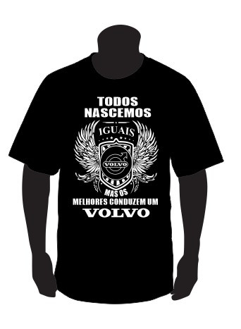 T-shirt com Todos Nascemos Iguais (Volvo)