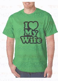 T-shirt -I love My Wife
