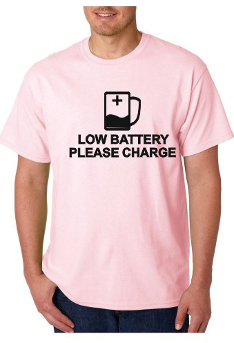 T-shirt - Low Battery Please Charge