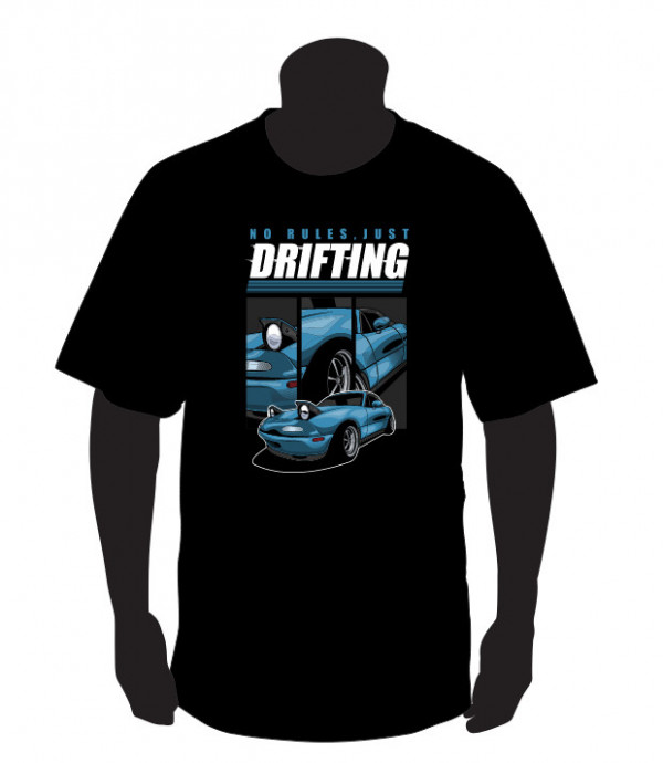 T-shirt - No Rules, Just Drifting - M. MX5