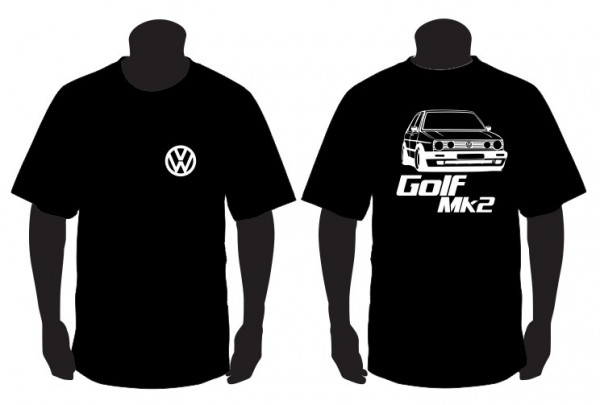 T-shirt para Volkswagen Golf Mk2