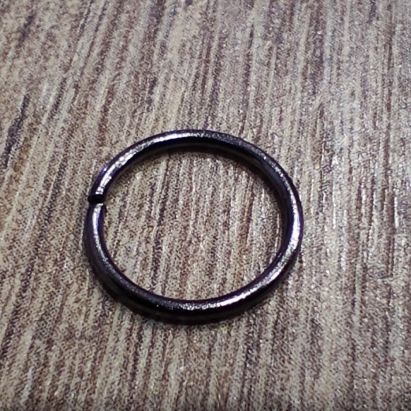 100 mini Argolas para porta-chaves - "Velho " 10mm