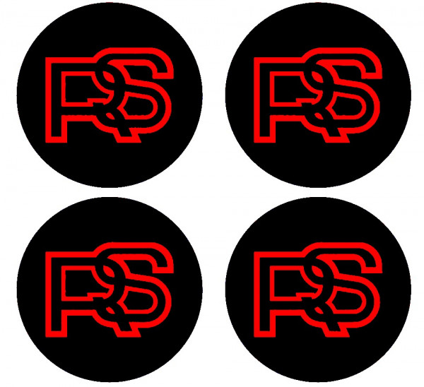 4 Autocolantes Para Centros de Jantes para RS