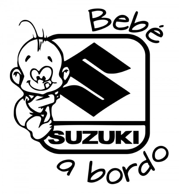 Autocolante - Bebé a bordo para Suzuki