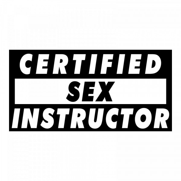 Autocolante - Certified Sex Instructor