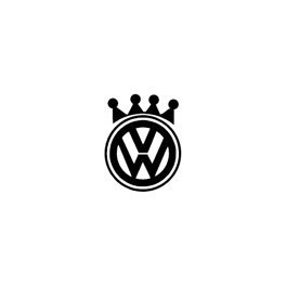 Autocolante com silhueta VW King