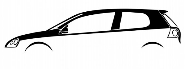 Autocolante com Volkswagen Golf Mk5 3 portas