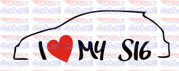 Autocolante - I love my S16