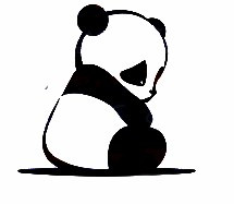 Autocolante - Panda