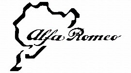 Autocolante para Alfa Romeo pista