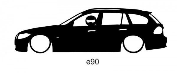 Autocolante para E90 Com Stig