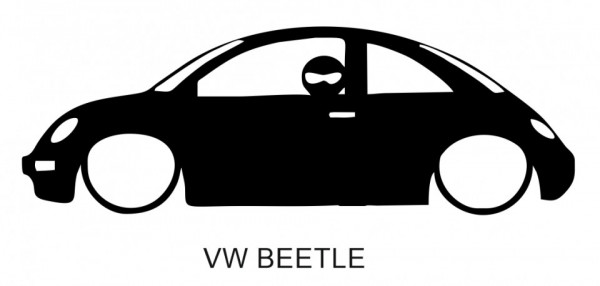Autocolante para VW BEETLE Com Stig