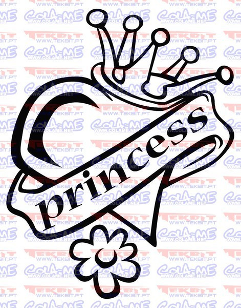 Autocolante - Princess