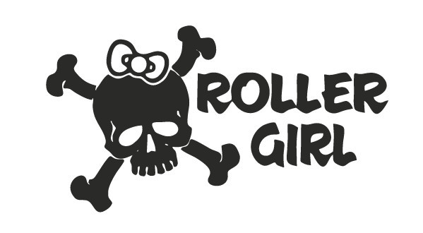 Autocolante - Roller Girl