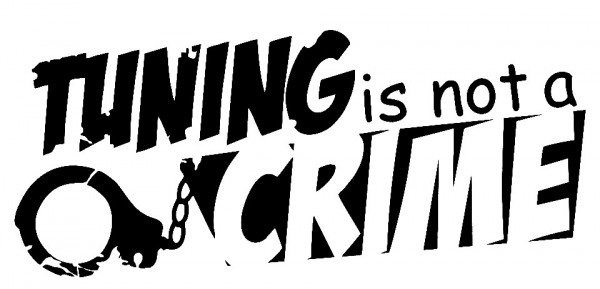 Autocolante - Tuning is Not a Crime 4