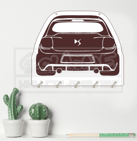 Chaveiro em MDF - Citroen Ds3