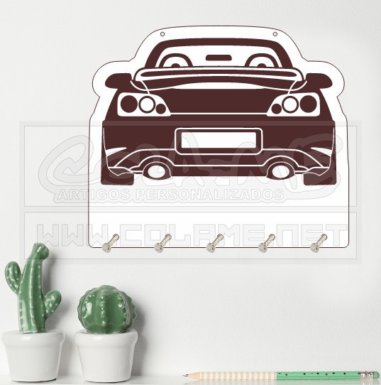 Chaveiro em MDF - Honda S2000 Cabrio