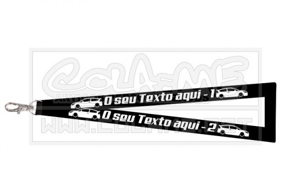Fita Porta Chaves - Citroen C4 - Lateral