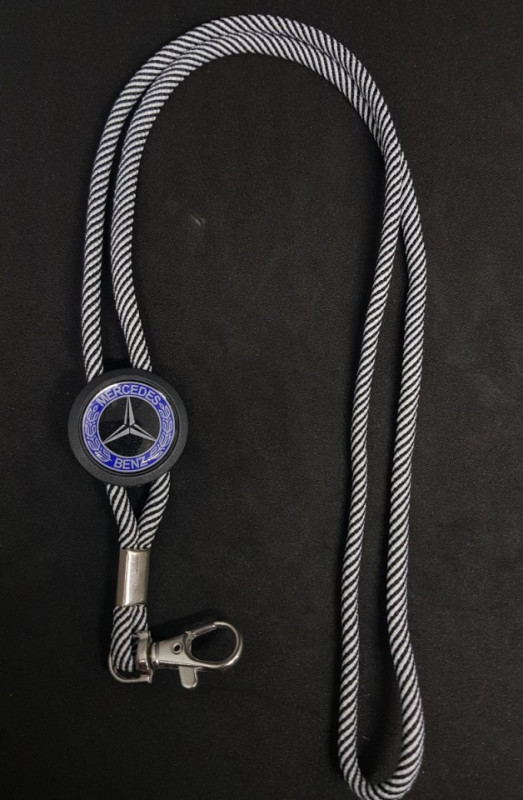 Fita Porta Chaves (lanyard) de Pescoço Ajustável para Mercedes Benz